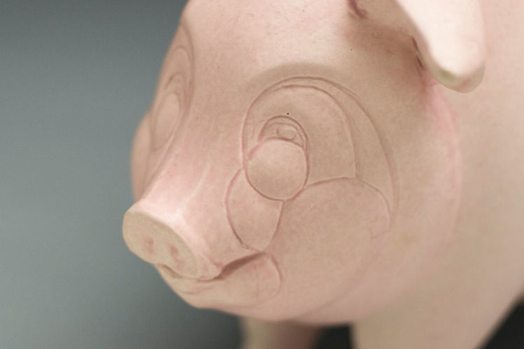 Picture of Pottery Pig Bank