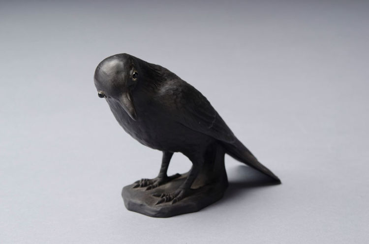 Picture of Raven in Black Basalt