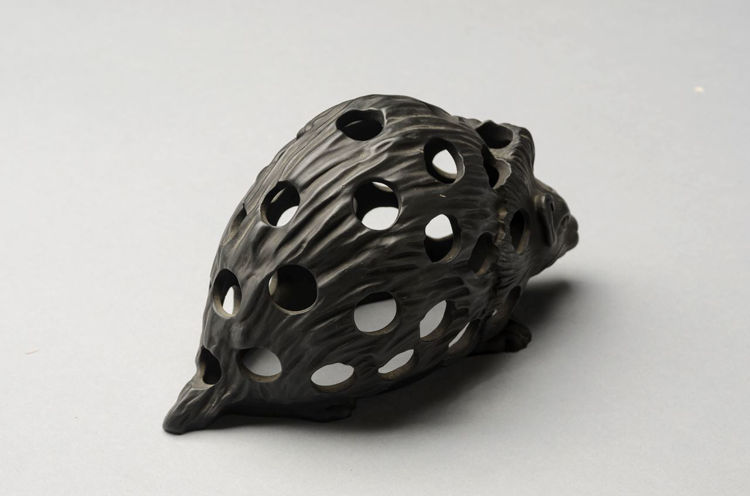 Picture of Helmet Pitcher in Black Basalt