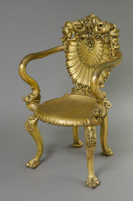 Picture of Armchair with Gilt Wood