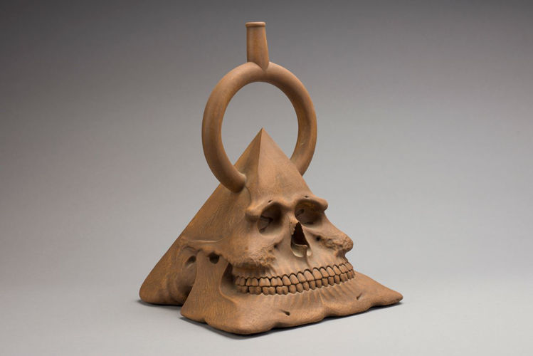 Picture of Pre-Columbian Pyramidal Skull No. III