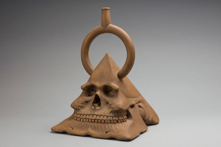 Picture of Pre-Columbian Pyramidal Skull No. III