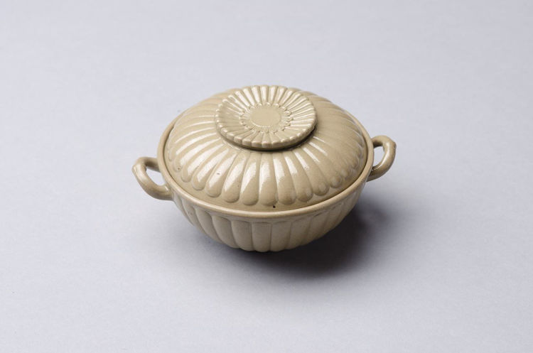 Picture of Glazed Drabware Sugar Bowl