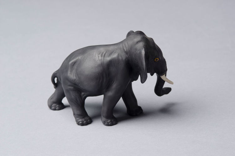 Picture of Elephant in Black Basalt