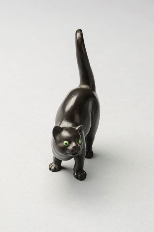 Picture of Cat in Black Basalt