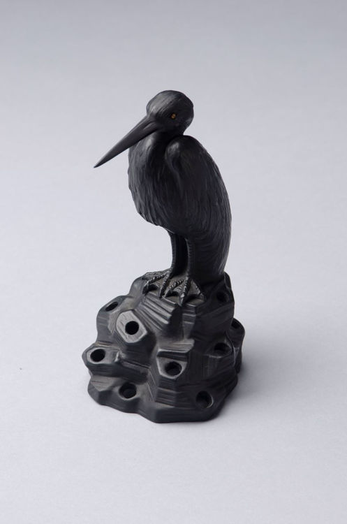 Picture of Egret in Black Basalt