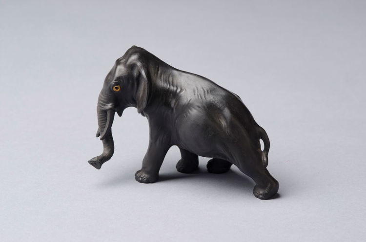 Picture of Elephant in Black Basalt