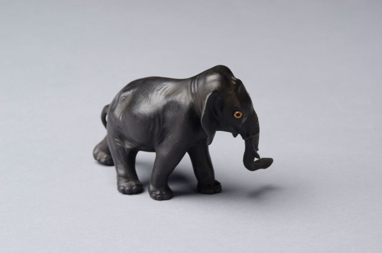 Picture of Elephant in Black Basalt