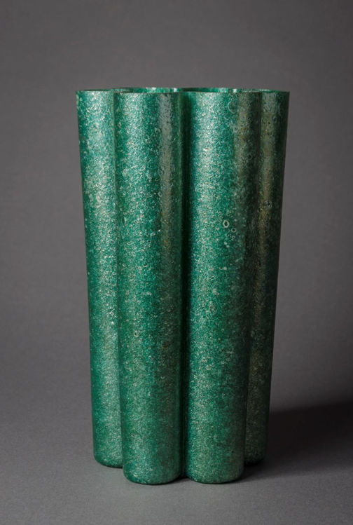 Picture of Green Lobed Vase