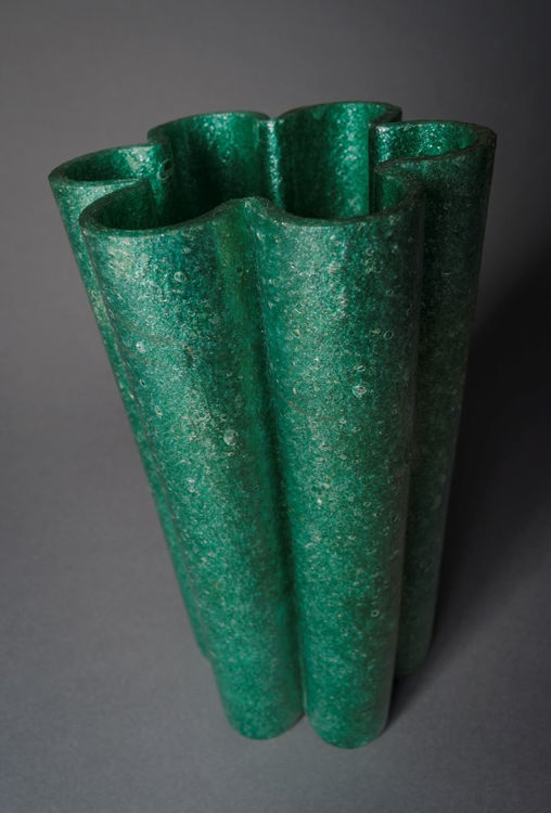 Picture of Green Lobed Vase