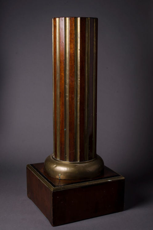 Picture of Brass Mounted Mahogany Pedestal