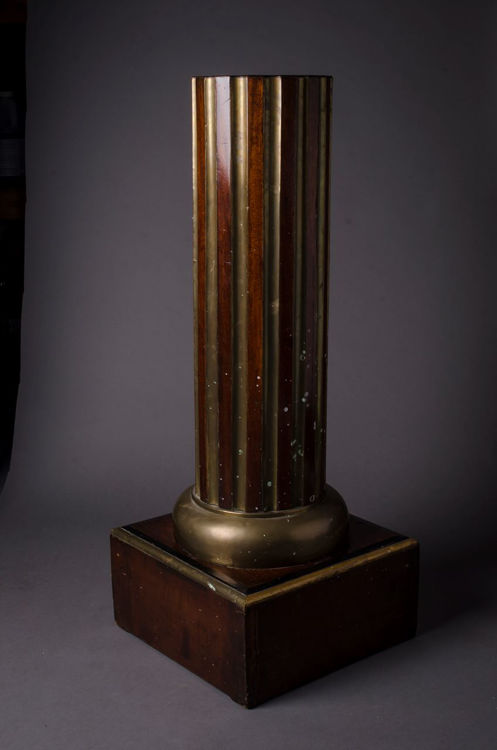 Picture of Brass Mounted Mahogany Pedestal