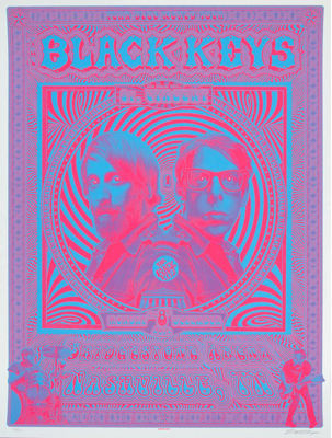 Picture of Blue Psychedelic Black Keys