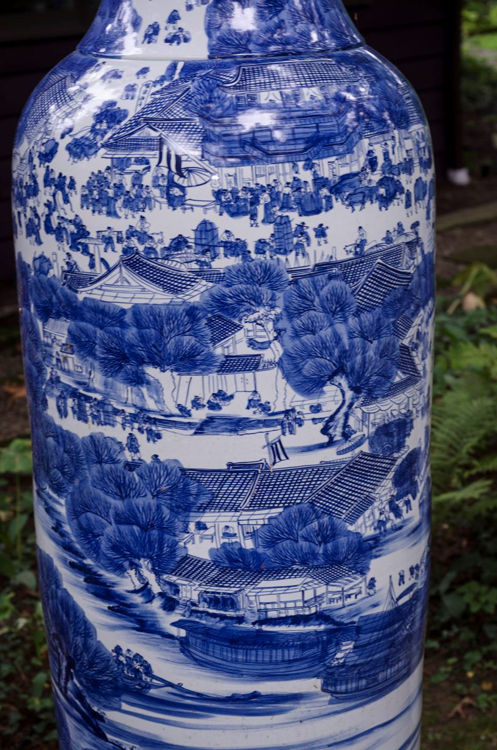 Picture of Massive Traditional Cobalt Vase