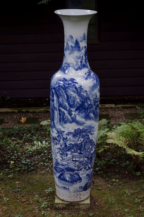 Picture of Massive Traditional Cobalt Vase