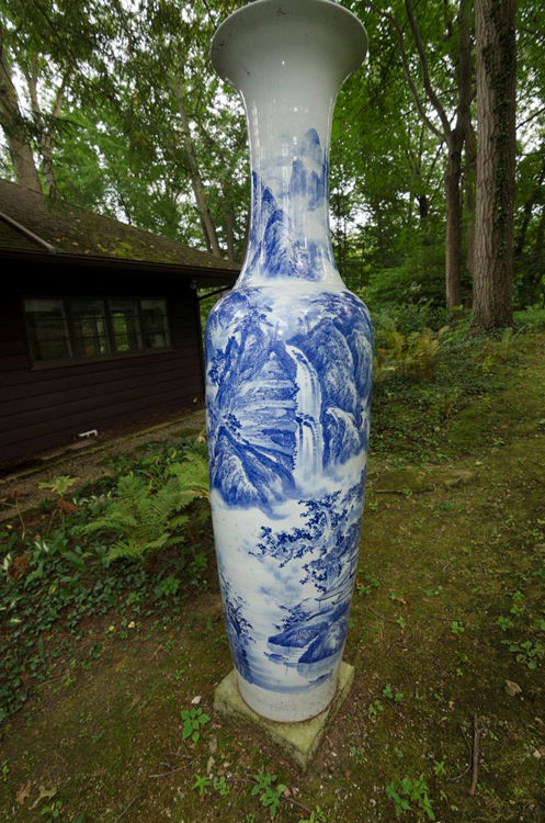 Picture of Massive Traditional Cobalt Vase