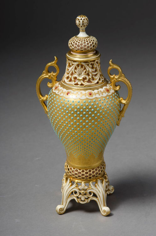 Picture of Jeweled Vase and Cover