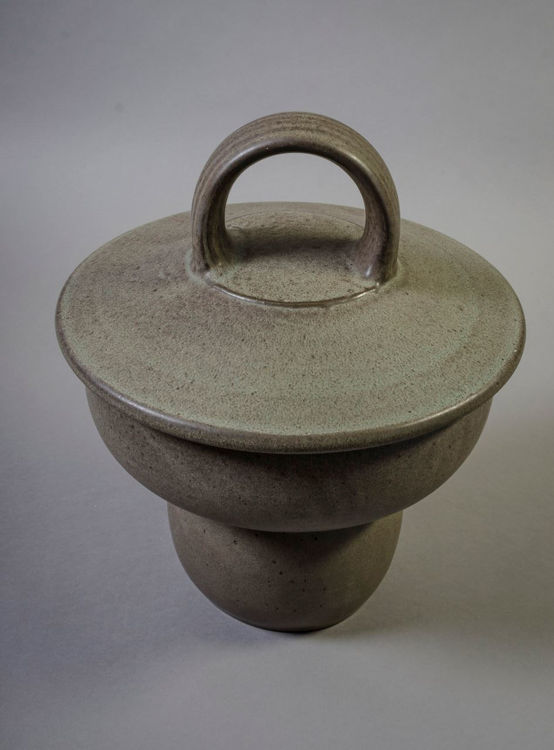 Picture of Footed Ceramic Jar