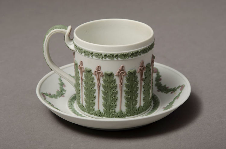 Picture of Coffee Can - Green Jasperware Dip