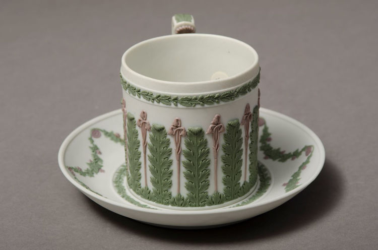 Picture of Coffee Can - Green Jasperware Dip