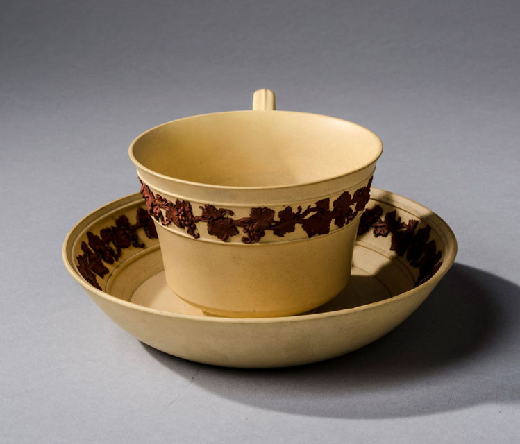 Picture of Teacup and Saucer Caneware