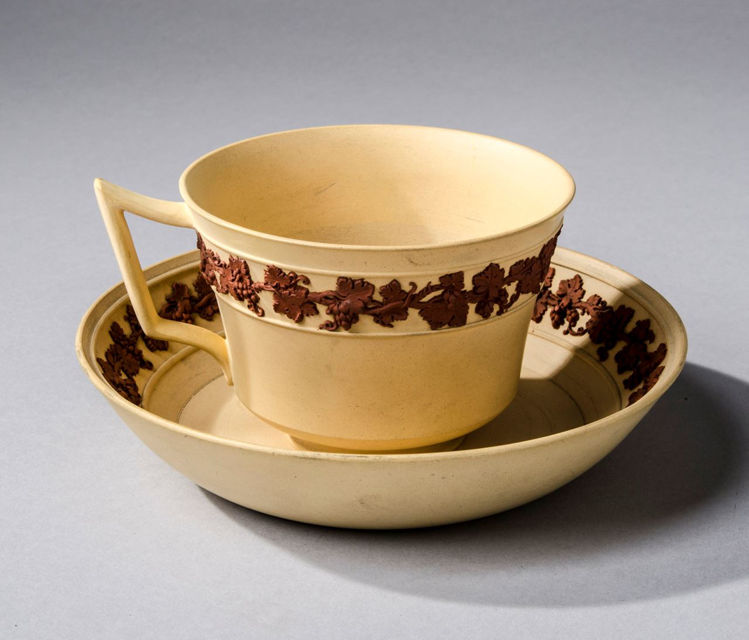 Picture of Teacup and Saucer Caneware