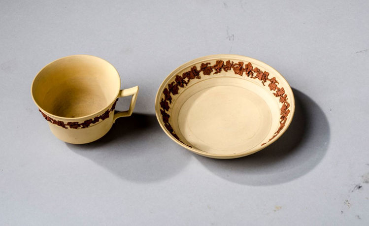 Picture of Teacup and Saucer Caneware