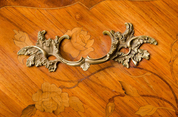 Picture of Gilt Bronze Mounted Marquetry Bombe