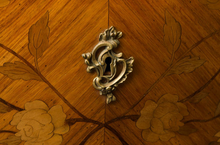 Picture of Gilt Bronze Mounted Marquetry Bombe