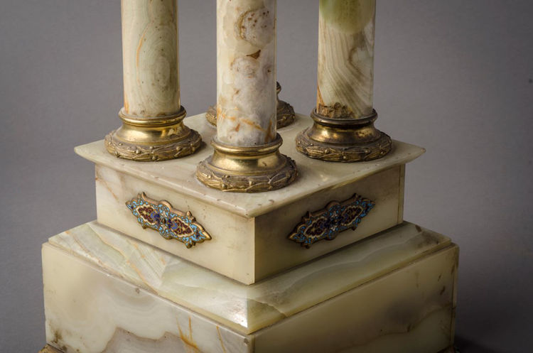 Picture of Green Onyx and Gilt-Bronze Pedestal