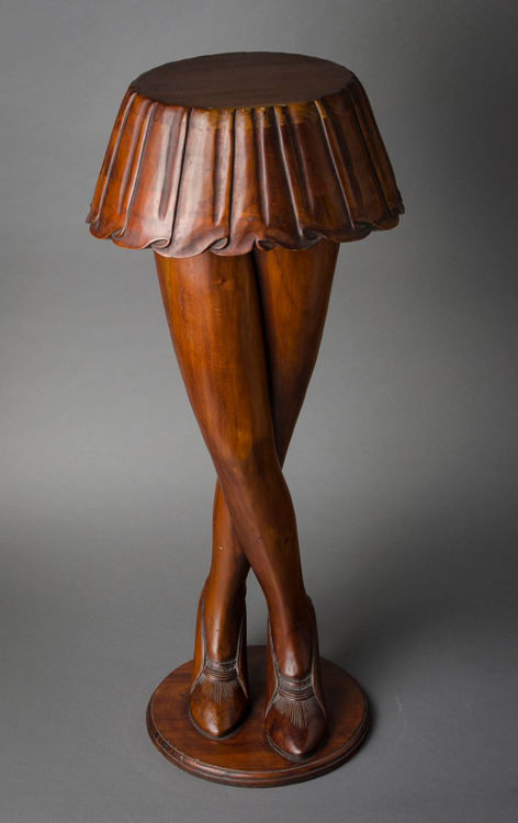 Picture of Lady's Skirt and Legs Plant Stand