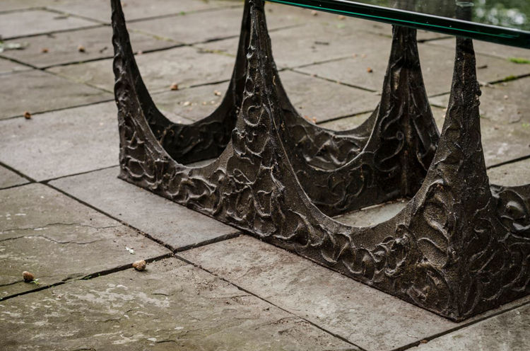 Picture of Bronze glass coffee table